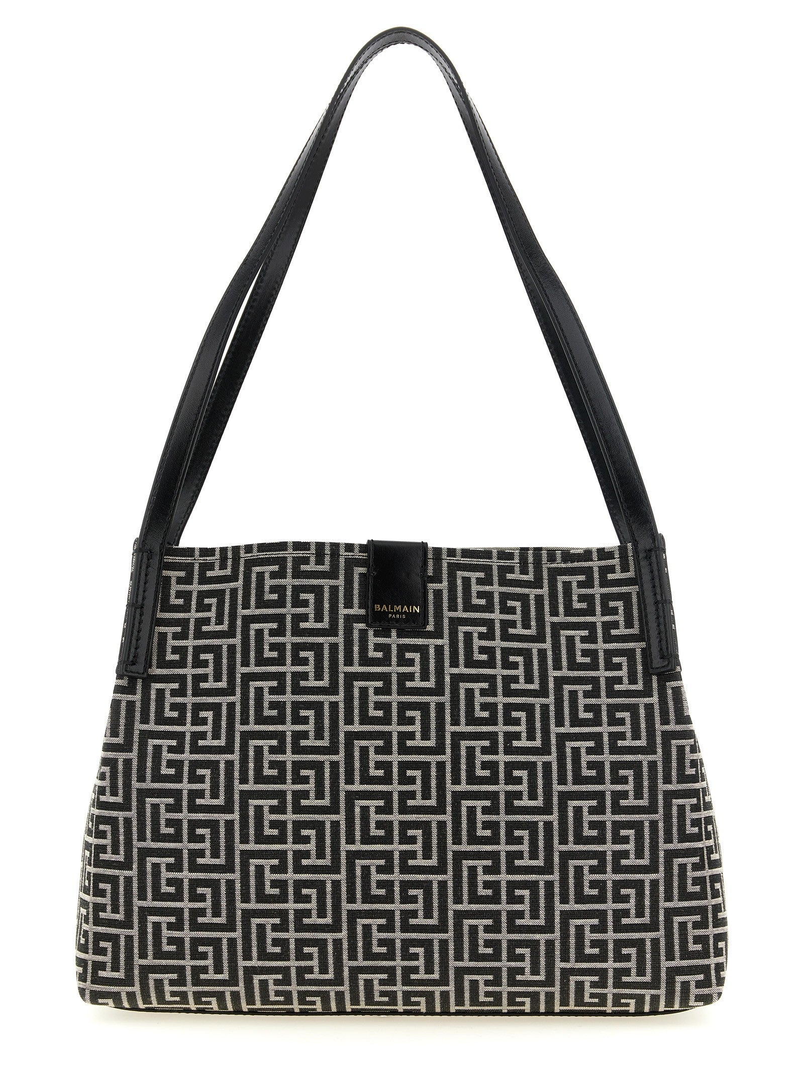 Balmain Small Release Shopping Bag White