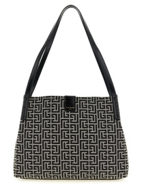 Balmain Small Release Shopping Bag White