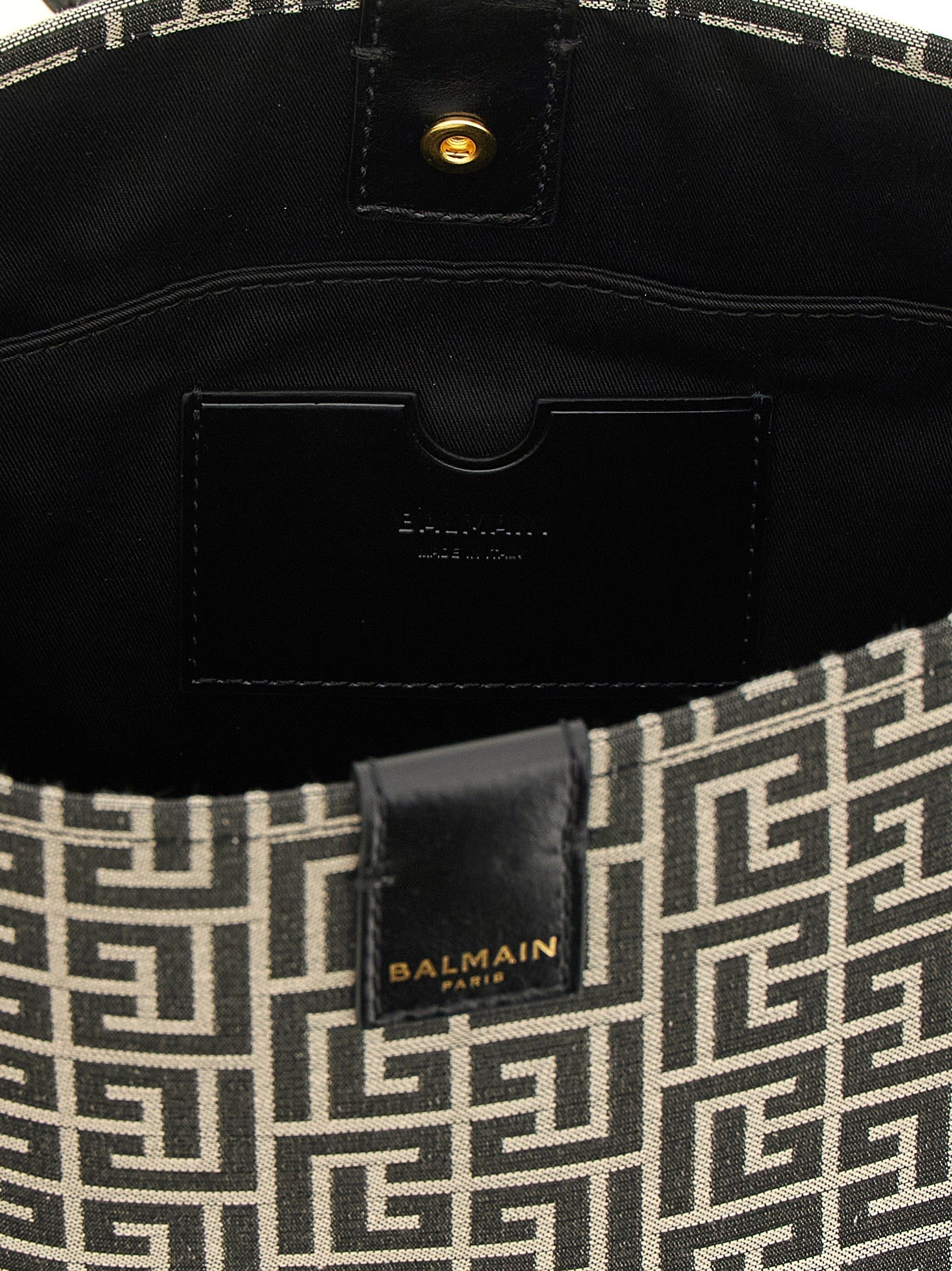 Balmain Small Release Shopping Bag White
