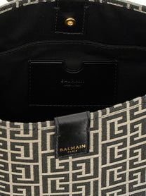 Balmain Small Release Shopping Bag White