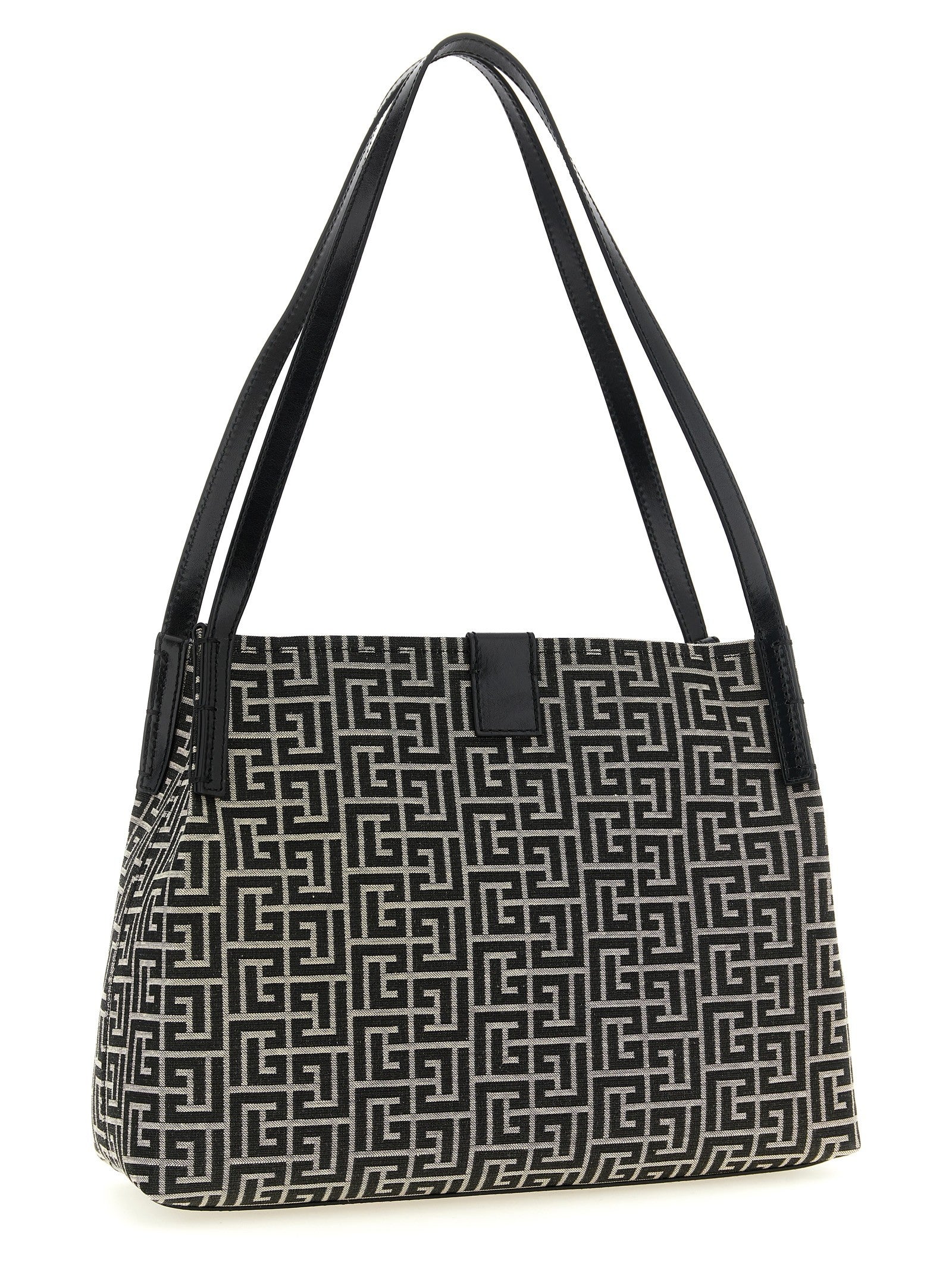 Balmain Small Release Shopping Bag White