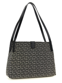 Balmain Small Release Shopping Bag White