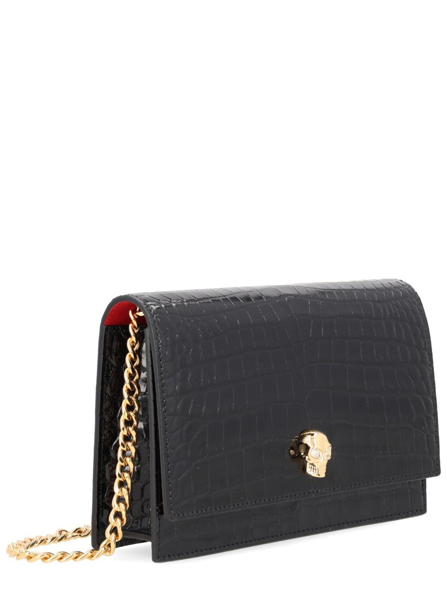 Alexander McQueen Women's Small Skull Bag Black