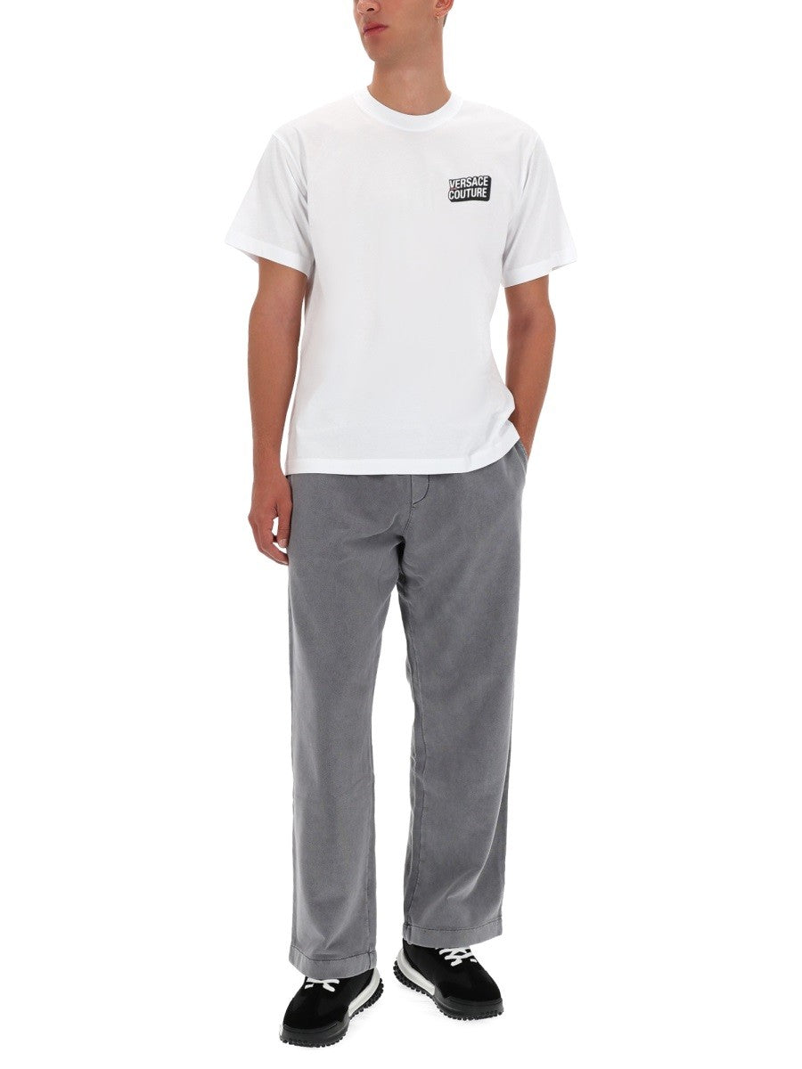 Versace Jeans Couture Men's Small Square Shirt White