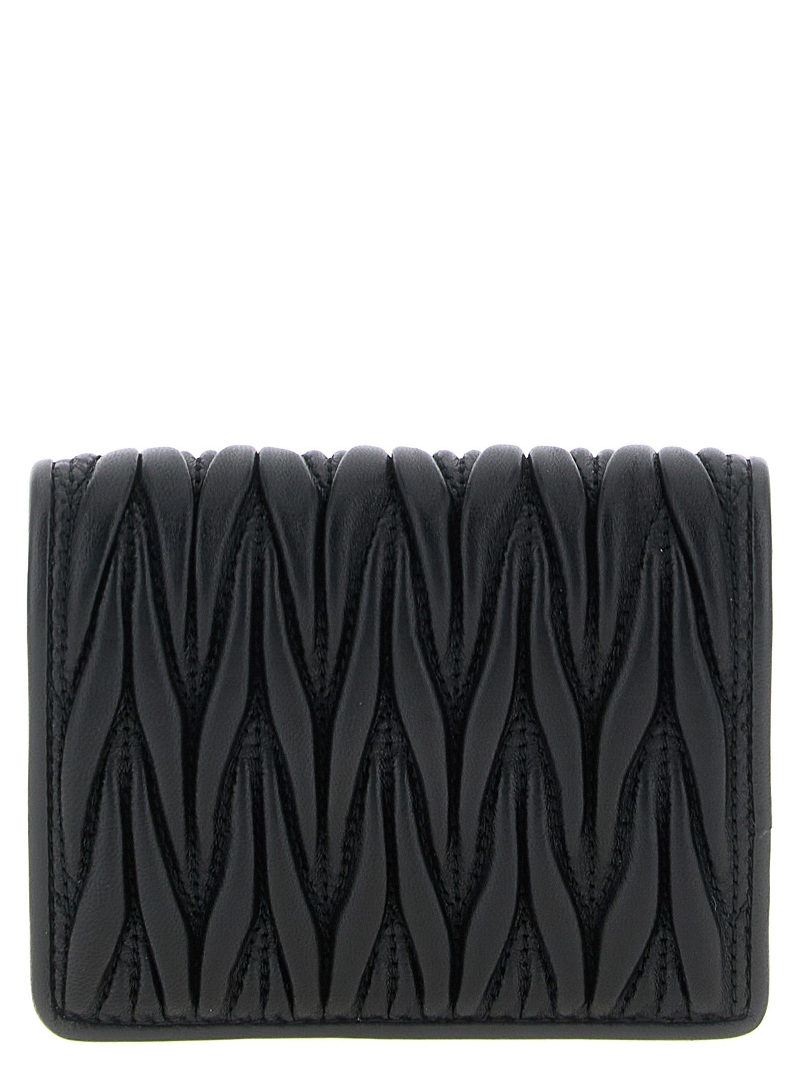 Miu Miu Small Tassel Wallet Black