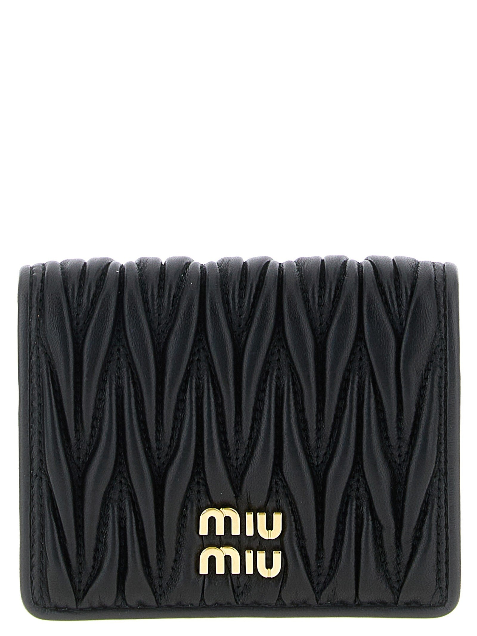 Miu Miu Small Tassel Wallet Black