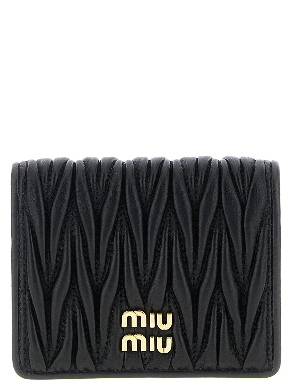 Miu Miu Small Tassel Wallet Black