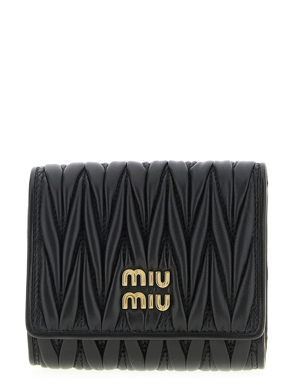 Miu Miu Small Tassel Wallet Black