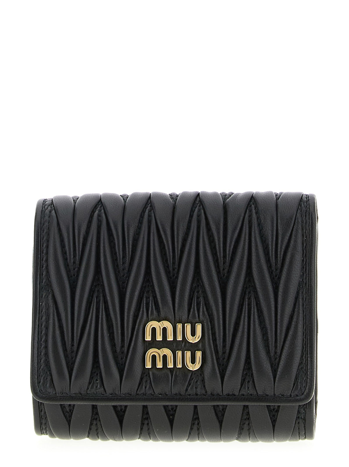 Miu Miu Small Tassel Wallet Black