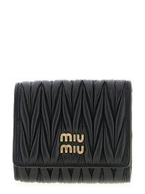 Miu Miu Small Tassel Wallet Black