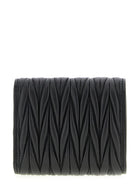 Miu Miu Small Tassel Wallet Black