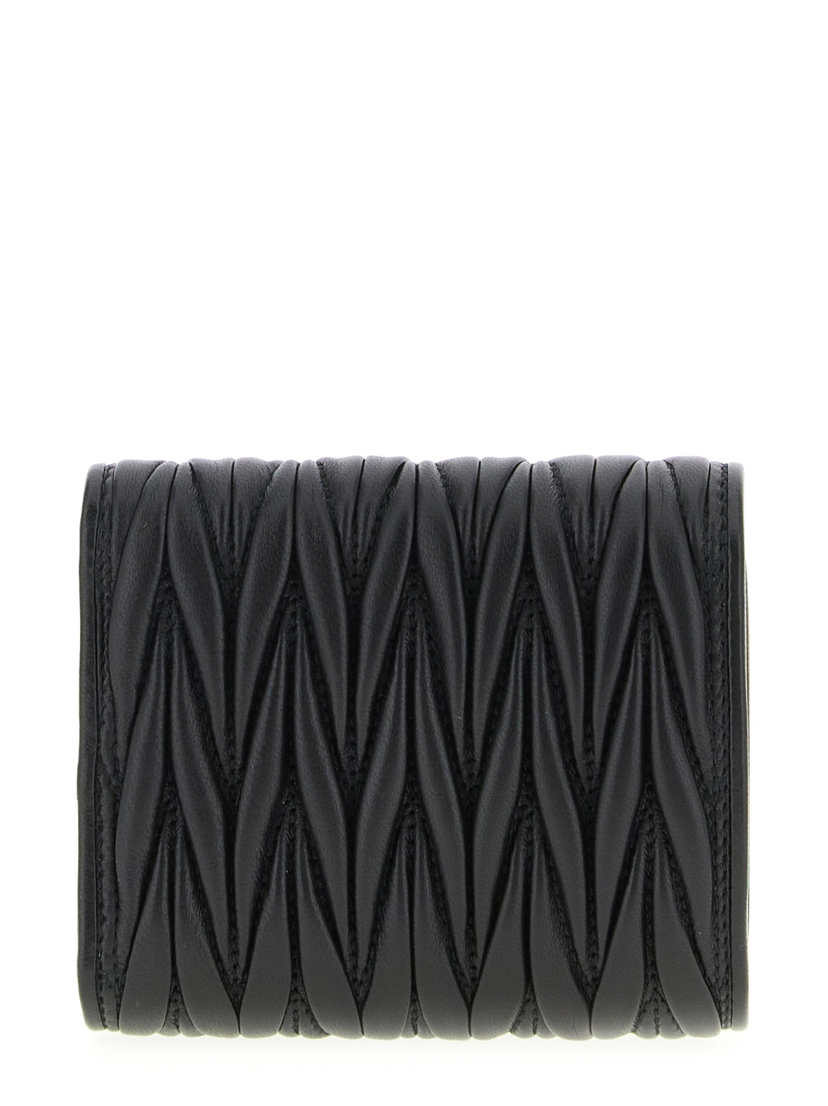 Miu Miu Small Tassel Wallet Black