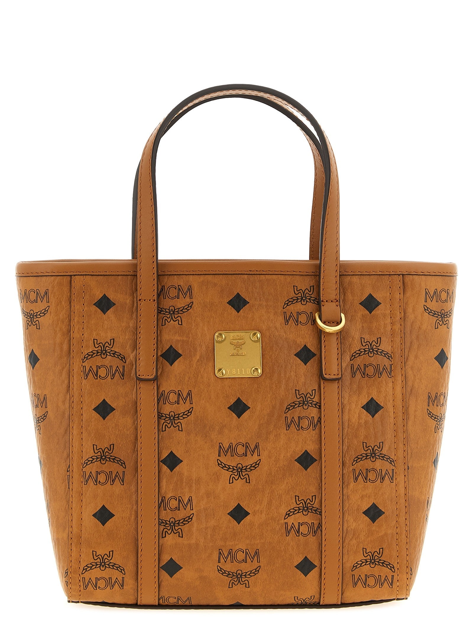 MCM Small Toni Shopping Bag Brown