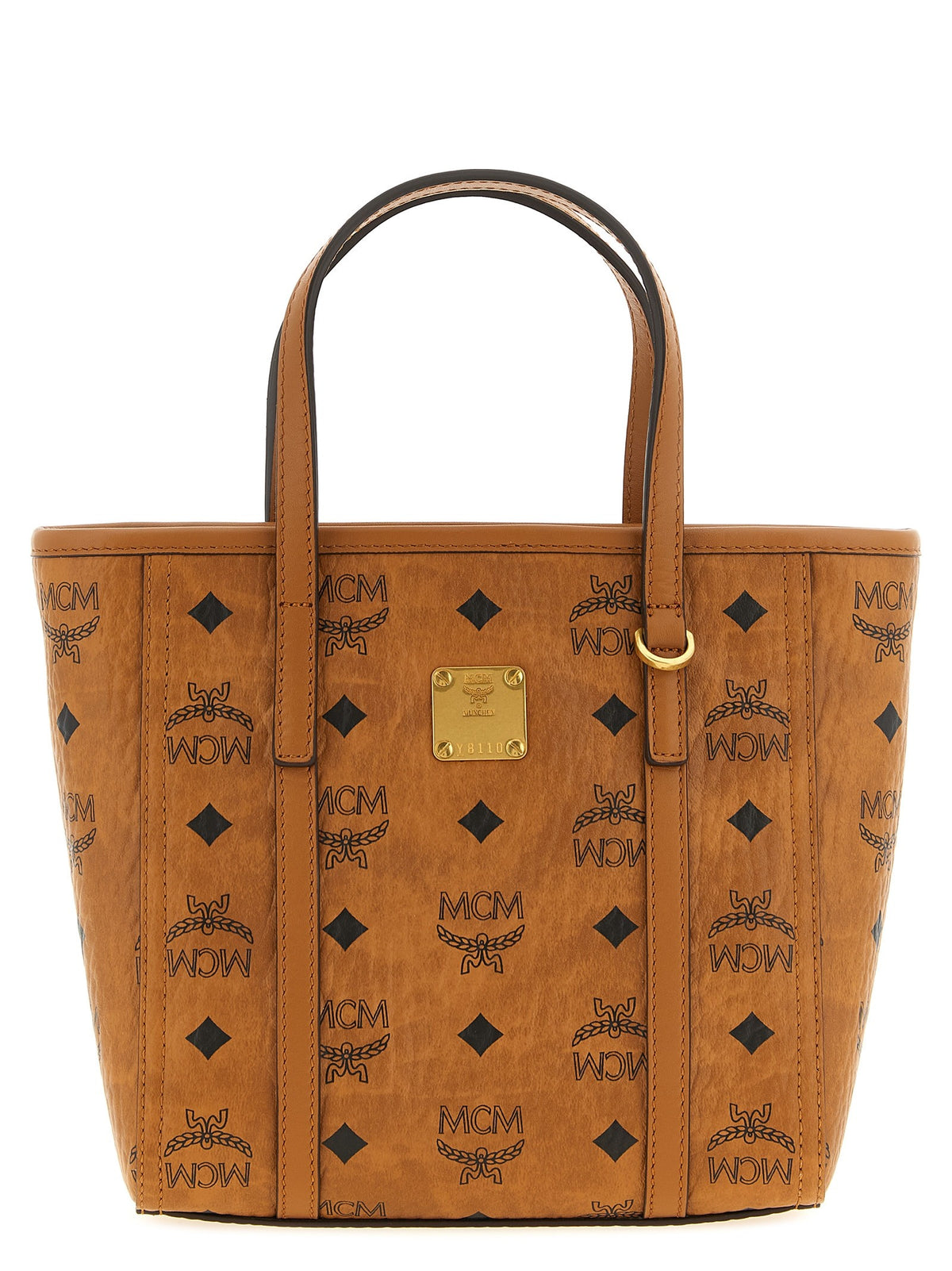 MCM Small Toni Shopping Bag Brown