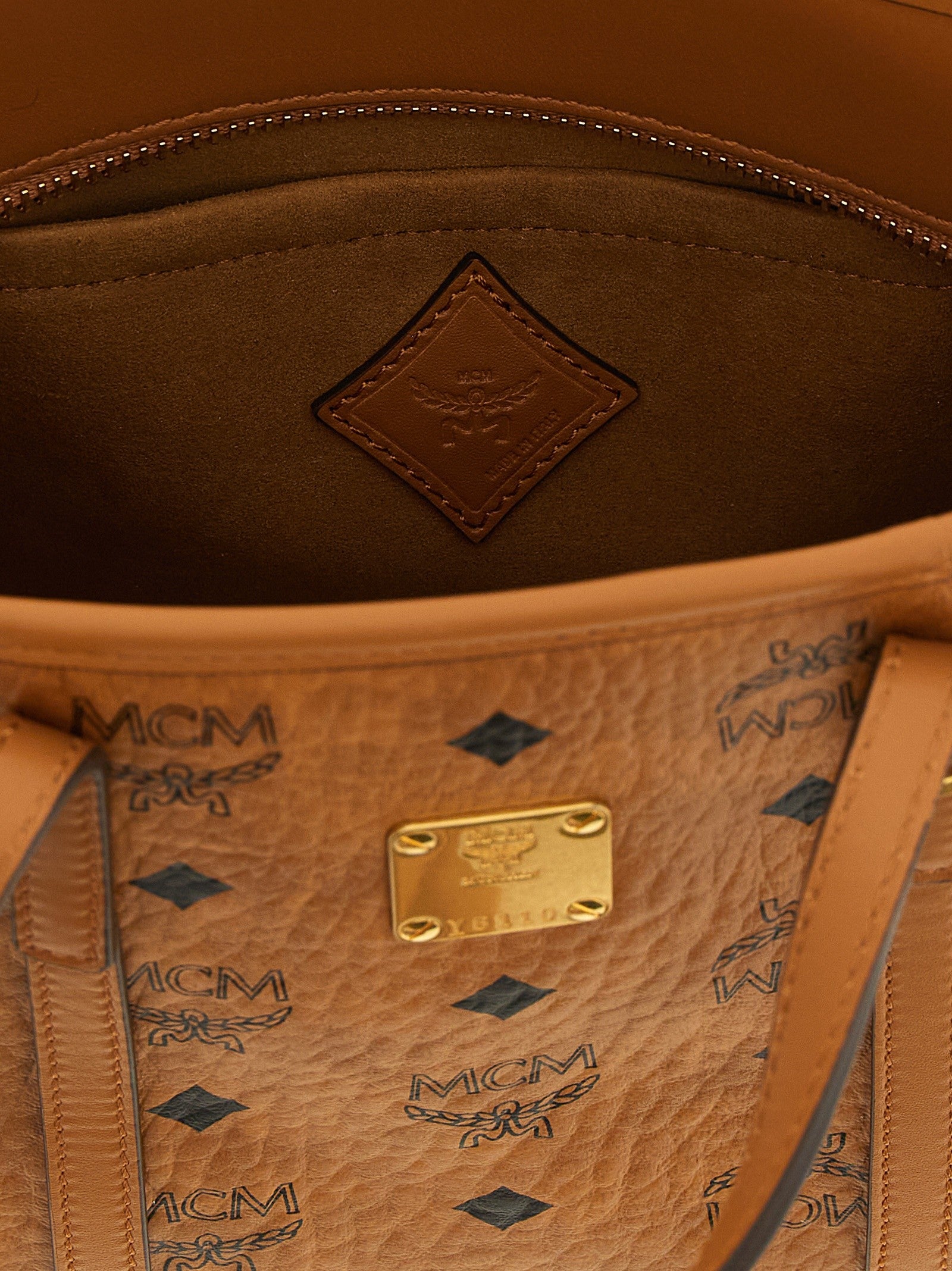 MCM Small Toni Shopping Bag Brown