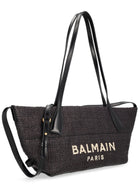 Balmain Women's Small Track Bag Black, view 3