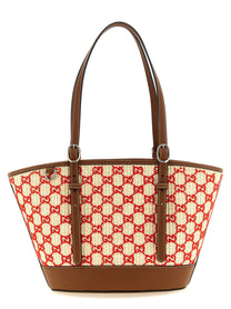 Gucci Small Woven Shopping Bag Gold