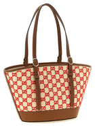 Gucci Small Woven Shopping Bag Gold, view 2