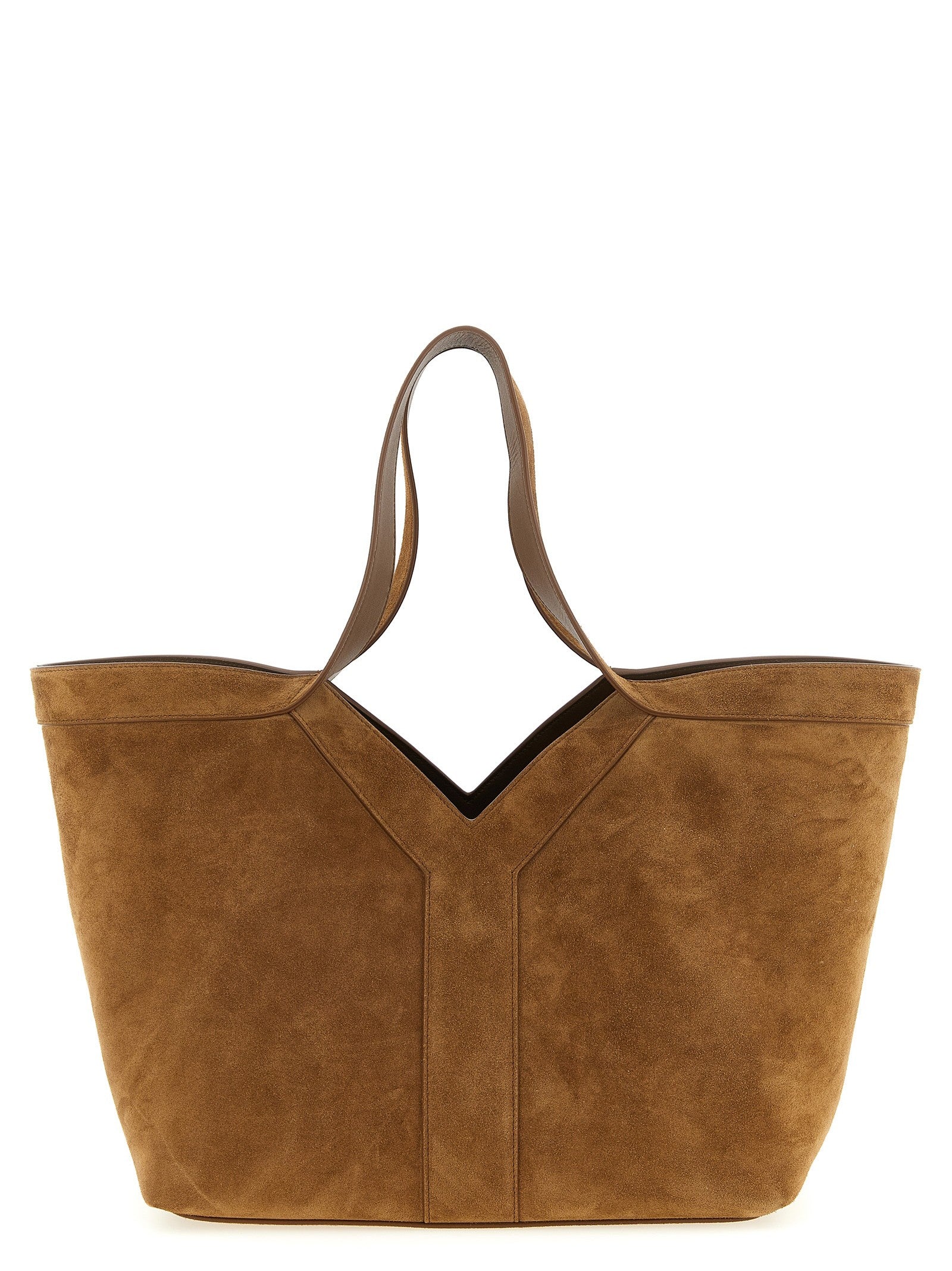 Saint Laurent Small Shopping Bag Brown