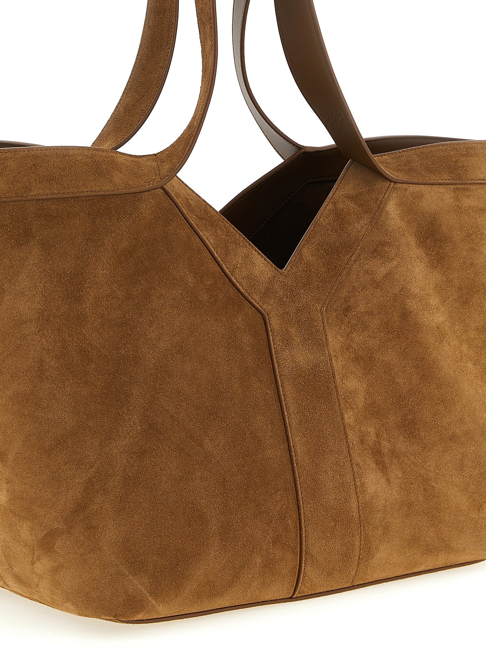 Saint Laurent Small Shopping Bag Brown