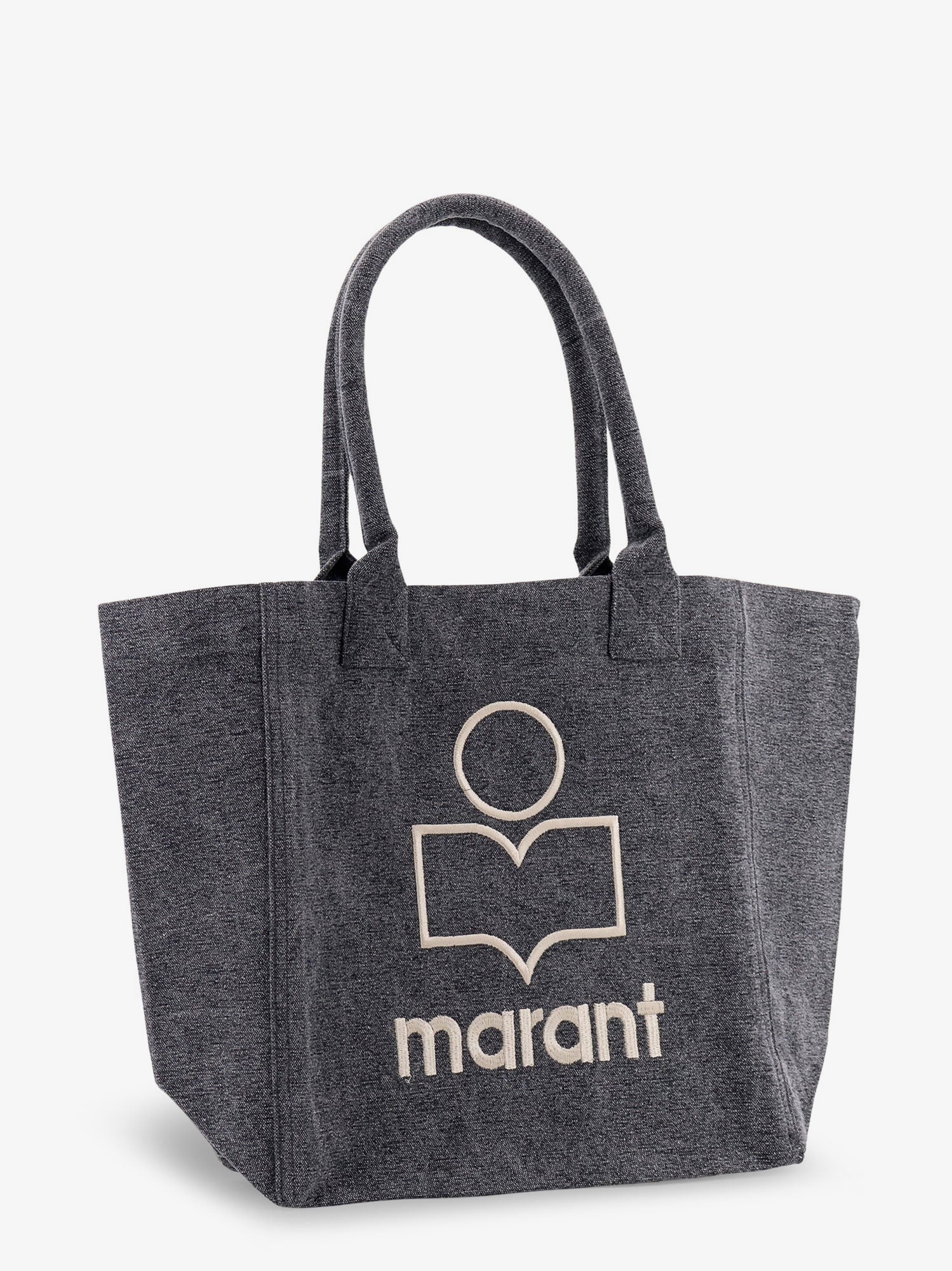 ISABEL MARANT Women's Small Yenky Cotton Shoulder Bag Black