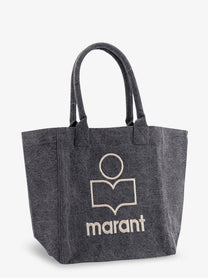 ISABEL MARANT Women's Small Yenky Cotton Shoulder Bag Black