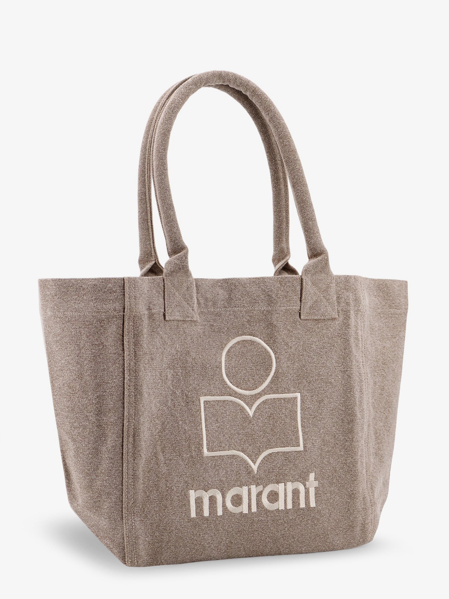 Isabel Marant Women's Small Yenky Cotton Shoulder Bag Beige