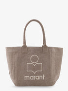 ISABEL MARANT Women's Small Yenky Cotton Shoulder Bag Beige