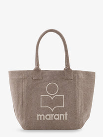 Isabel Marant Women's Small Yenky Cotton Shoulder Bag Beige