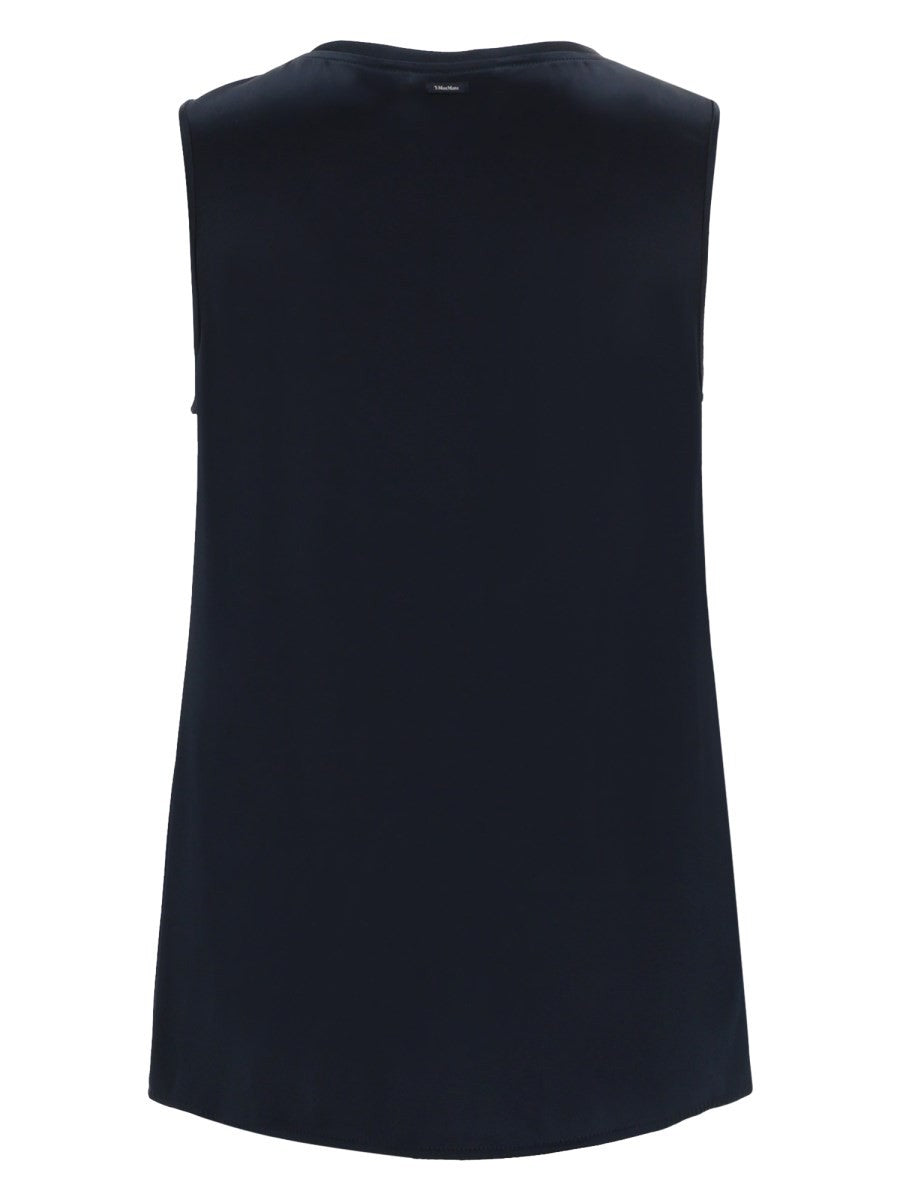 S MAX MARA Women's Smanicated Top Blue