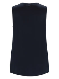 S MAX MARA Women's Smanicated Top Blue