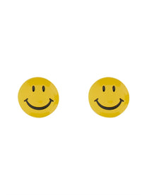 Moschino Women's Smile Earrings Yellow