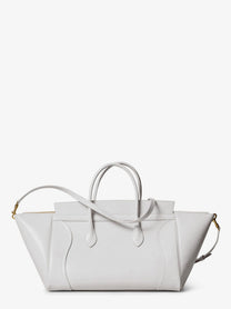 Celine Women's Smile Leather Handbag White