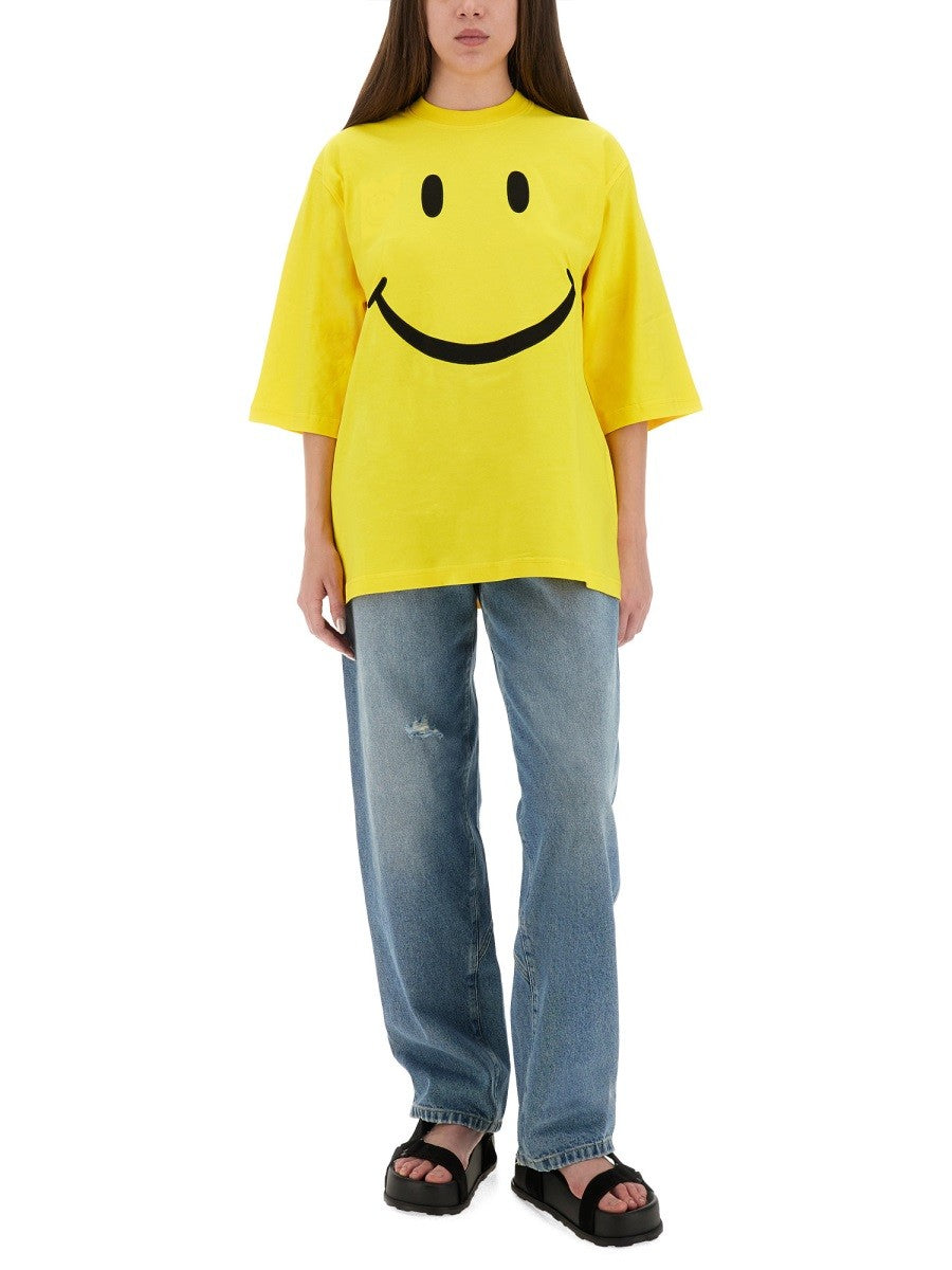 Moschino Women's Smile Shirt Yellow