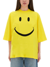 Moschino Women's Smile Shirt Yellow