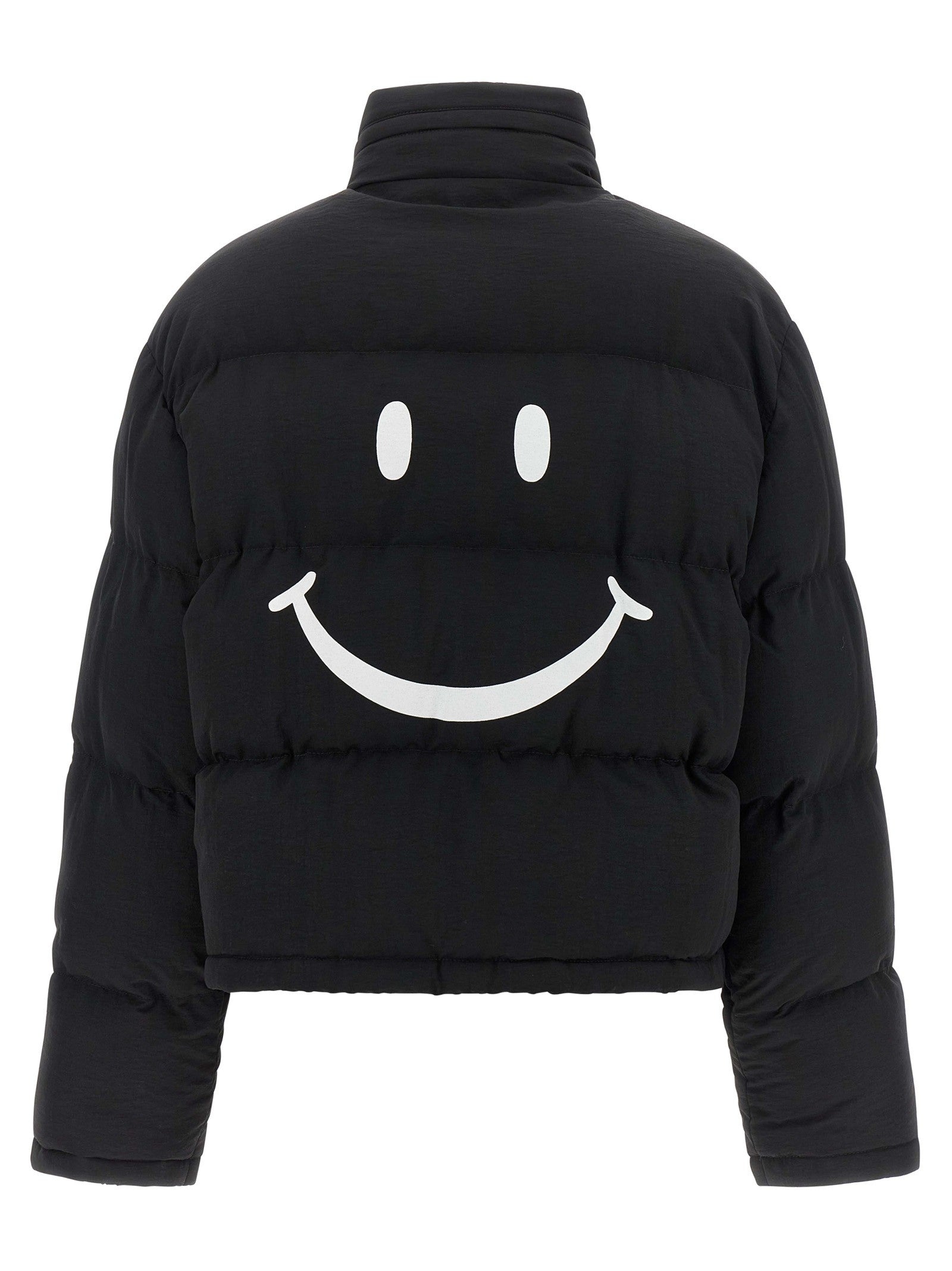 Moschino Smiley Bomber Jacket Black