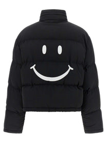 Moschino Smiley Bomber Jacket Black