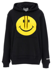 Moschino Smiley Hoodie Black