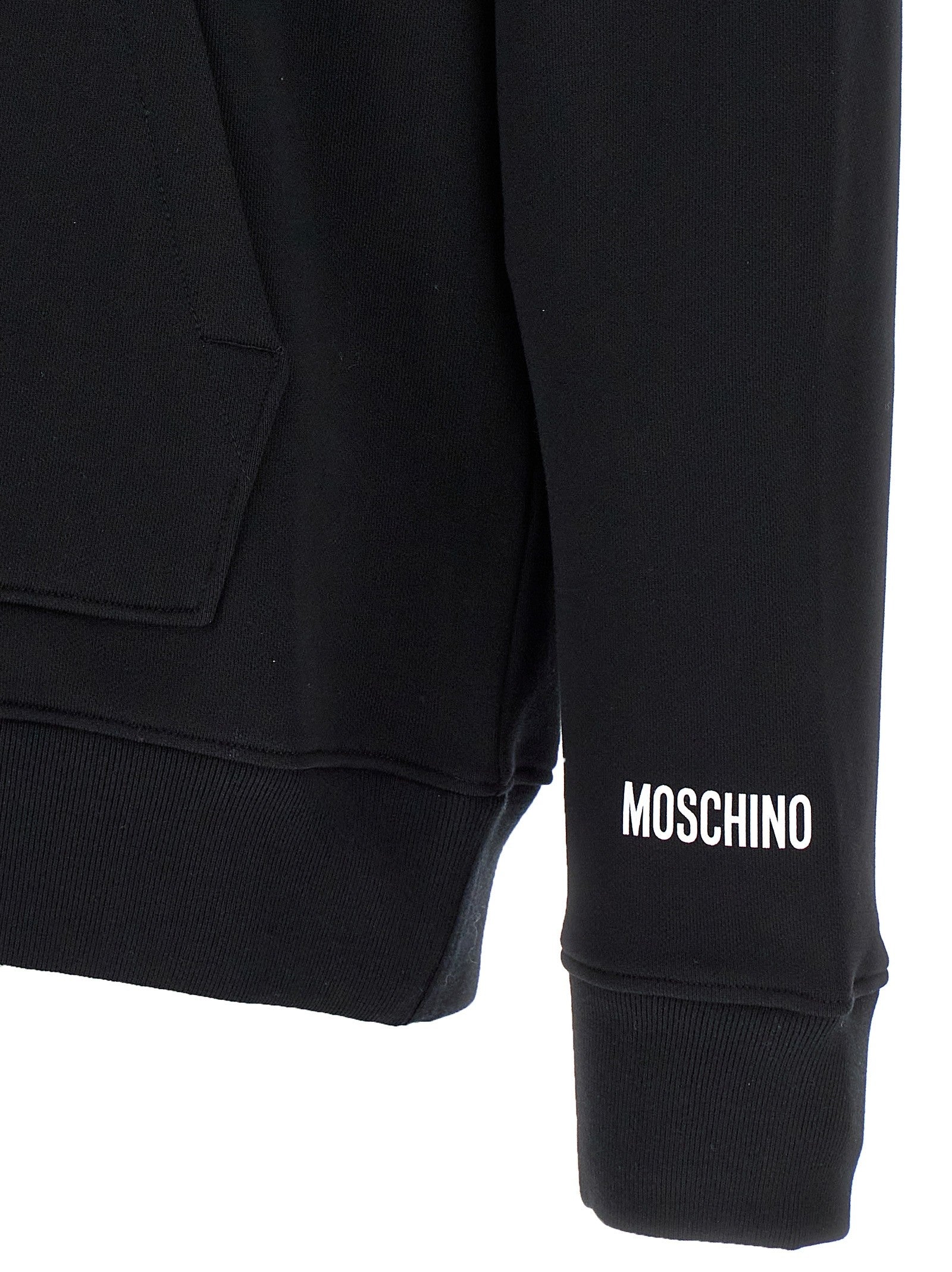 Moschino Smiley Hoodie Black