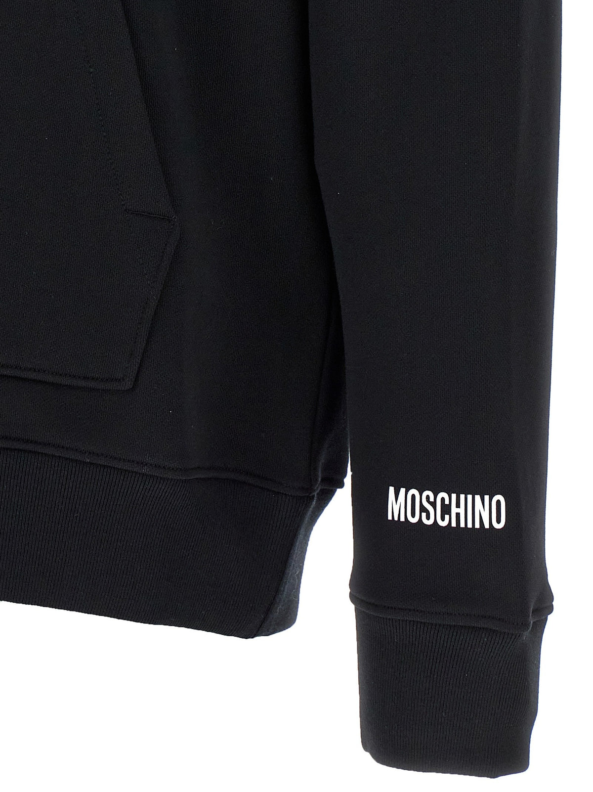 Moschino Smiley Hoodie Black, view 4