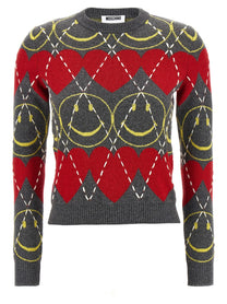 Moschino Smiley Sweater Gold