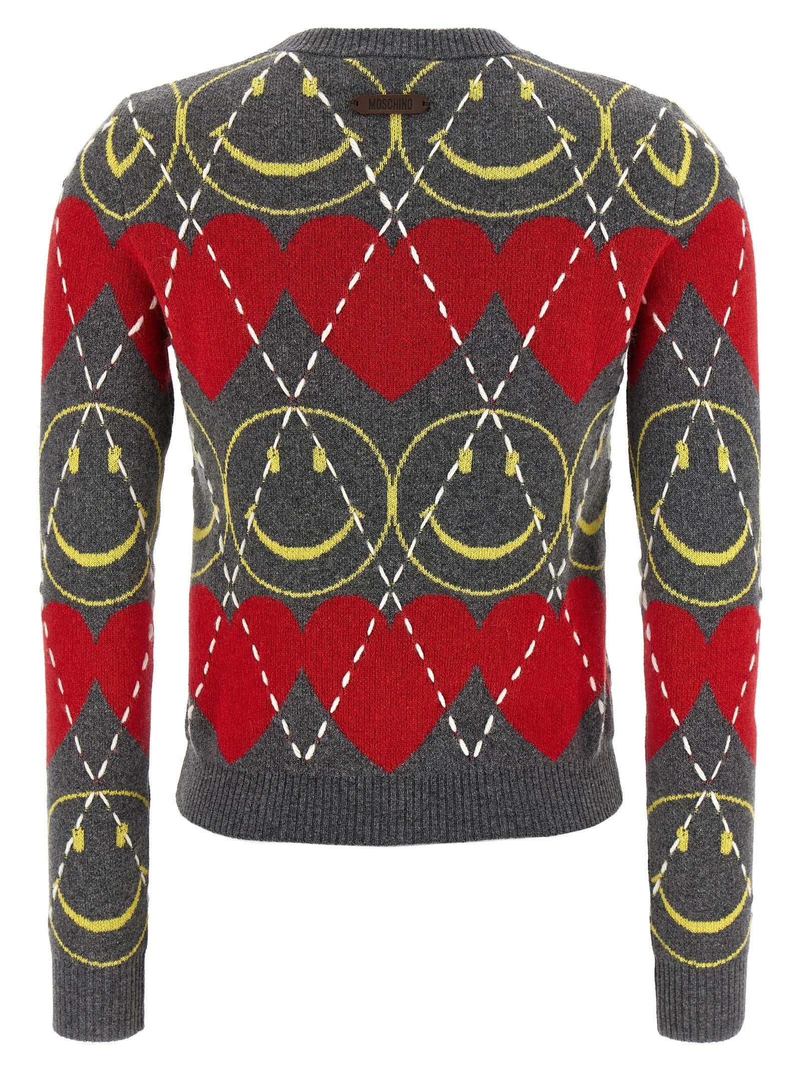Moschino Smiley Sweater Gold