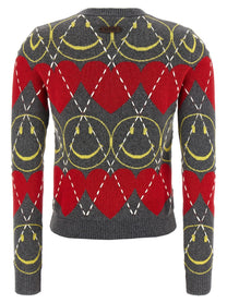 Moschino Smiley Sweater Gold
