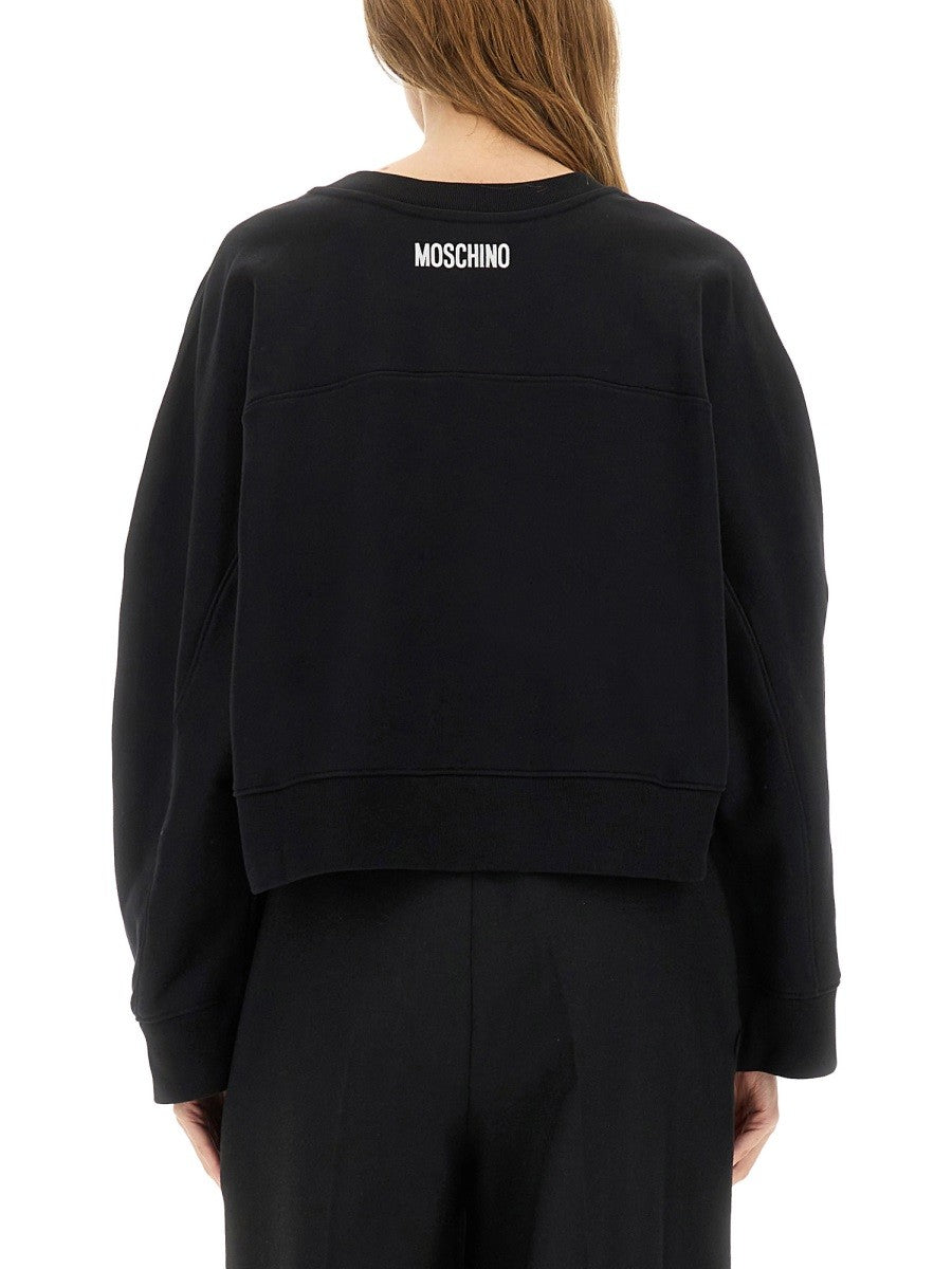 Moschino Women's Smiley Sweatshirt Black