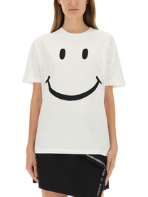 Moschino Women's Smiley Shirt White