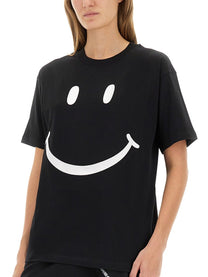 Moschino Women's Smiley Shirt Black