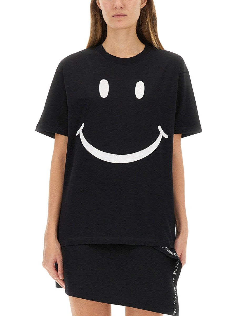 Moschino Women's Smiley Shirt Black