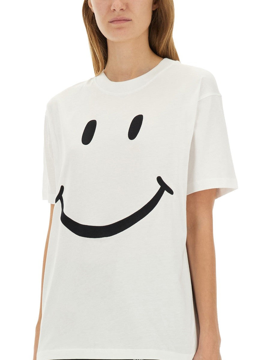 Moschino Women's Smiley Shirt White, view 4