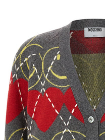 Moschino Smiley® Cardigan Gold