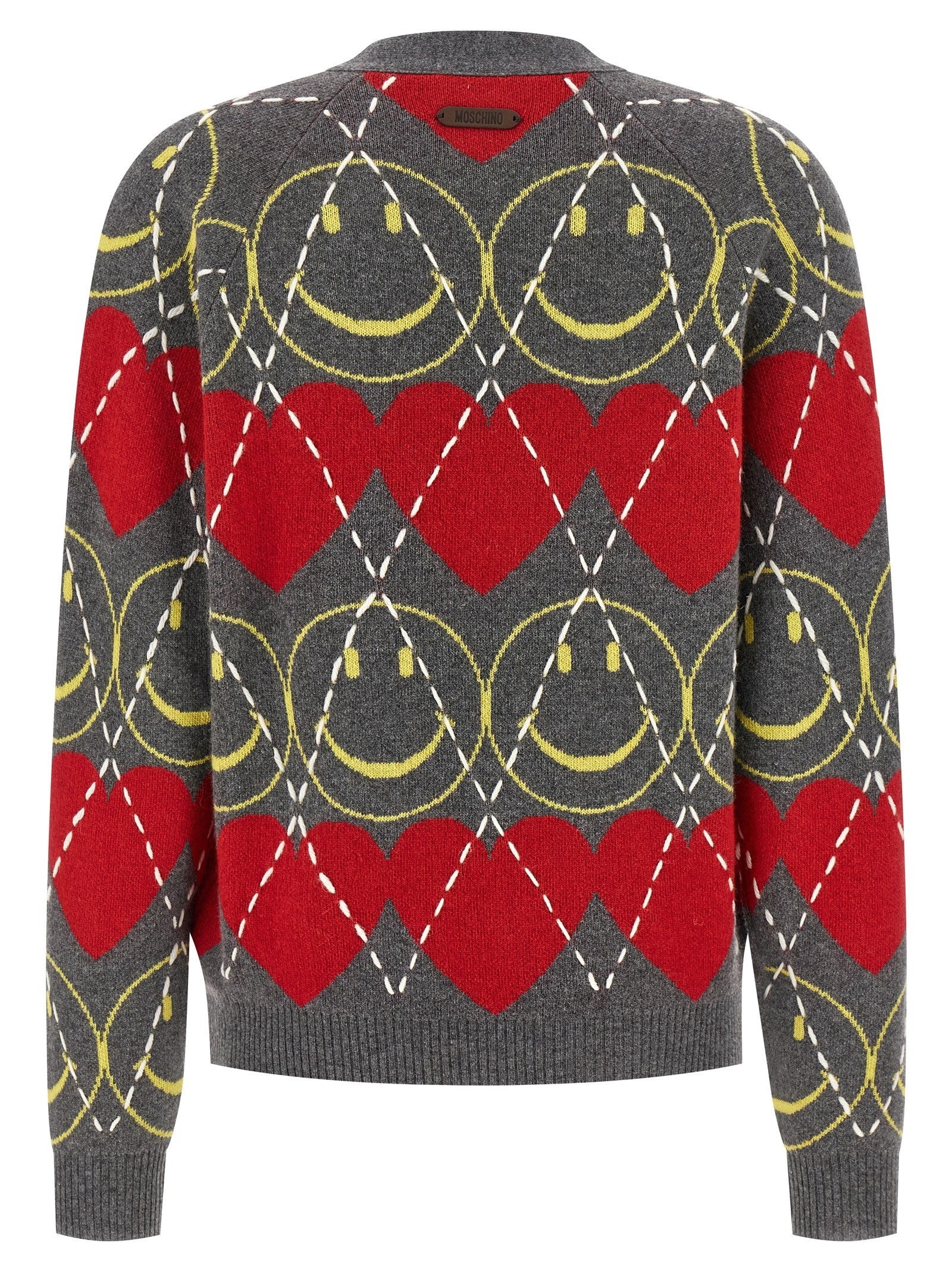 Moschino Smiley® Cardigan Gold